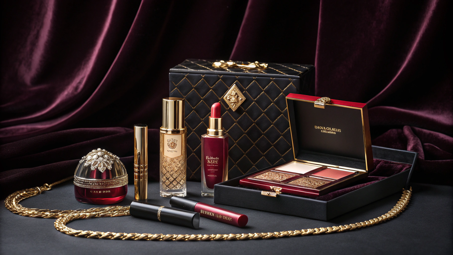 Complete set of DiamondDiorDalorie cosmetics
