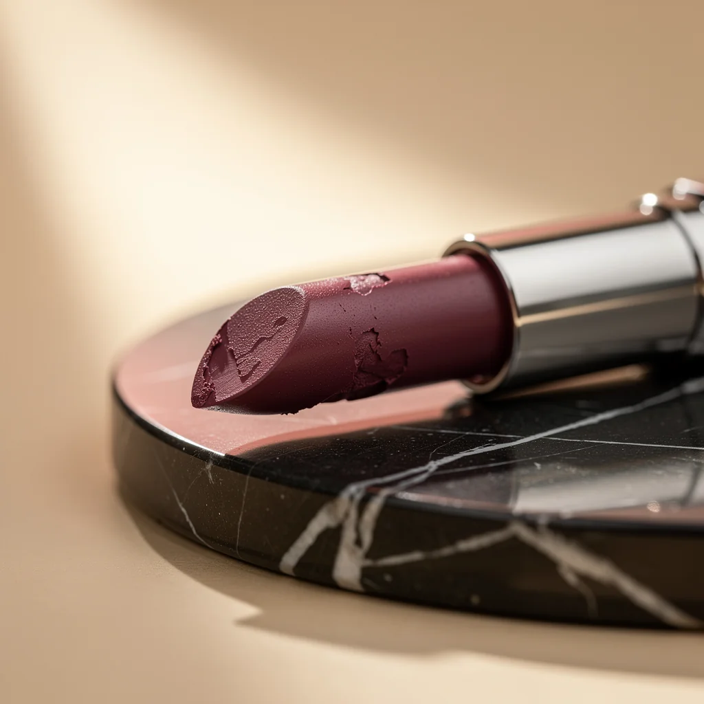 Velvet matte lipstick swatch